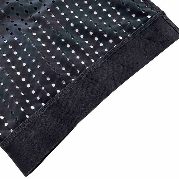 ALALA Black Mesh High Neck Sports Bra Criss Cross Back – Size XS - Picture 10 of 11